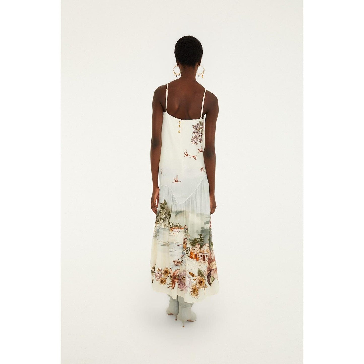 Farm Rio Toile De Rio Maxi Dress - Off White  Farm Rio Pisces Boutique