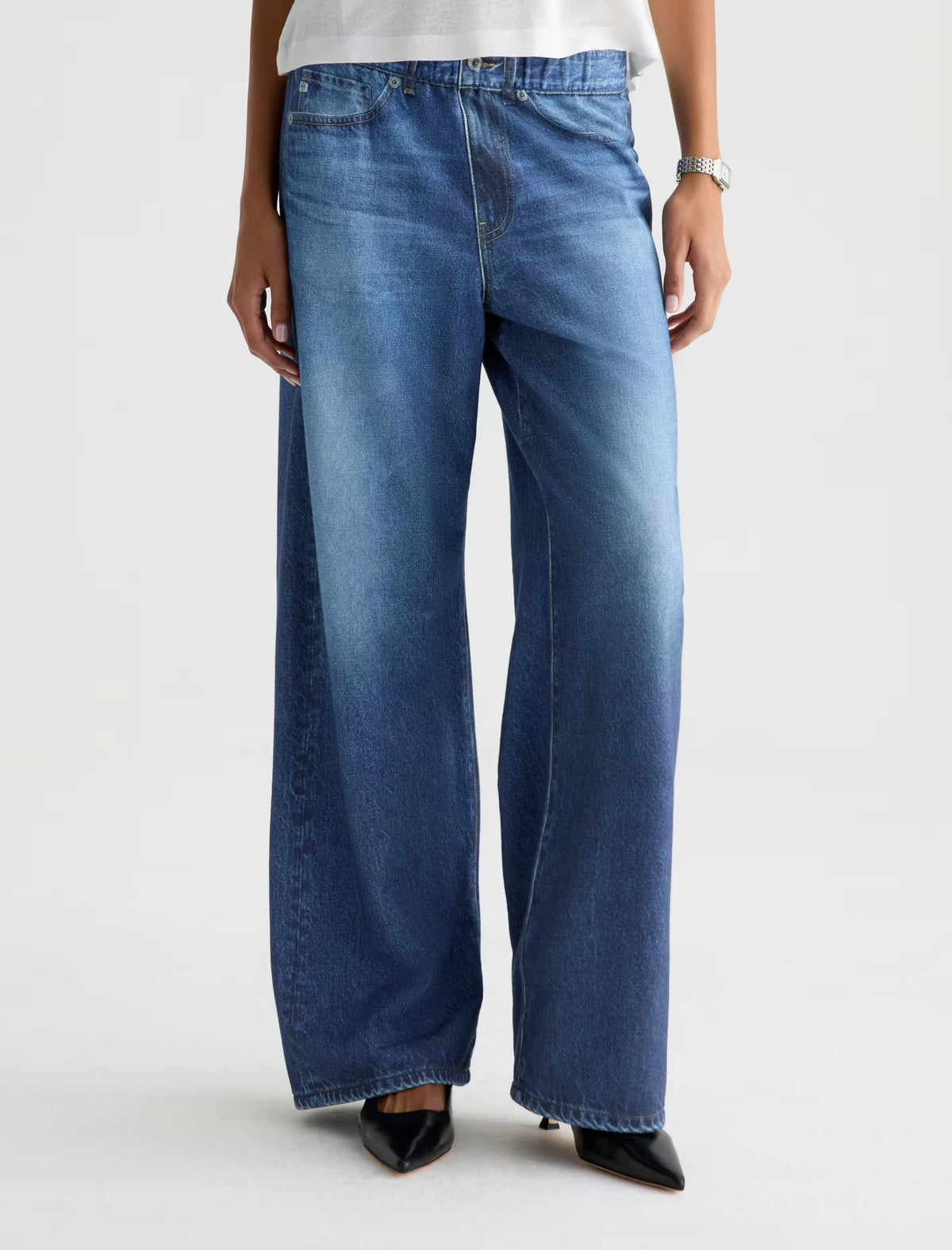 AG Adria Sweatpant - Blue  Adriano Goldschmied Pisces Boutique
