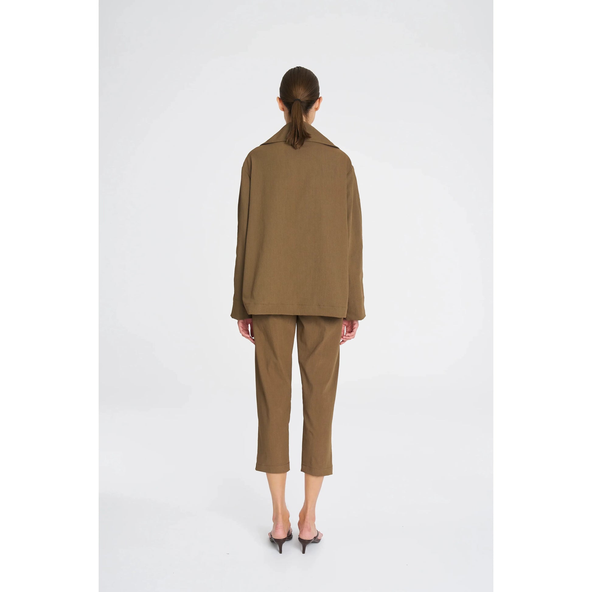 Mela Purdie Pea Jacket - Tannin  Mela Purdie Pisces Boutique