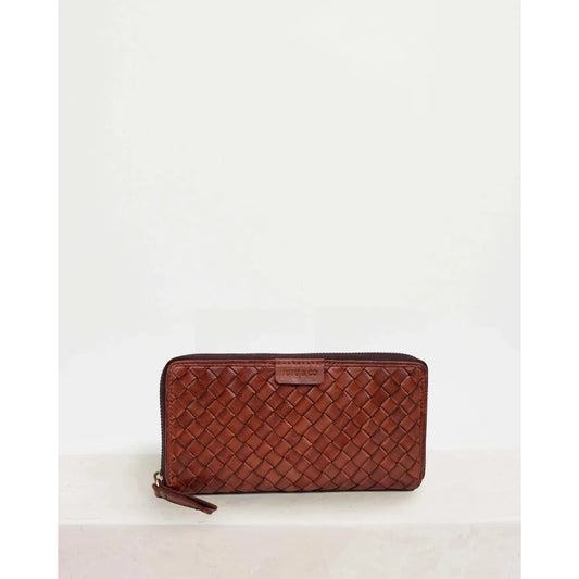 JuJu Large Basque Wallet - Amber