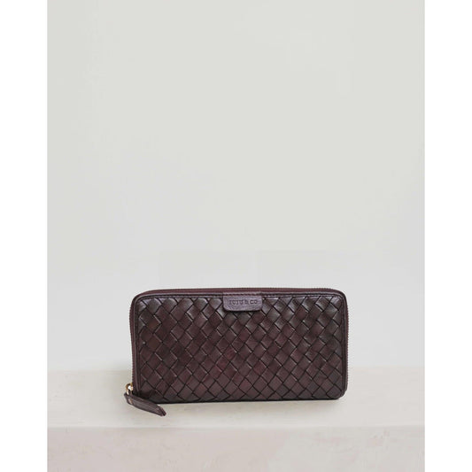JuJu Large Basque Wallet - Chocolate