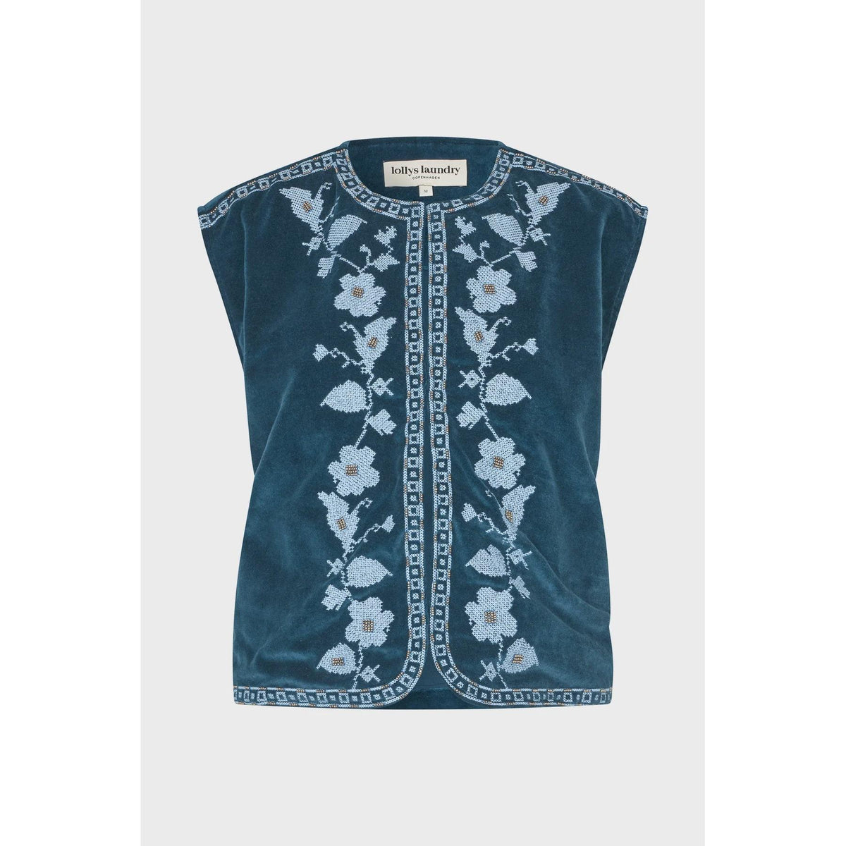 Lolly's Laundry Bin Vest - Blue  Lolly's Laundry Pisces Boutique