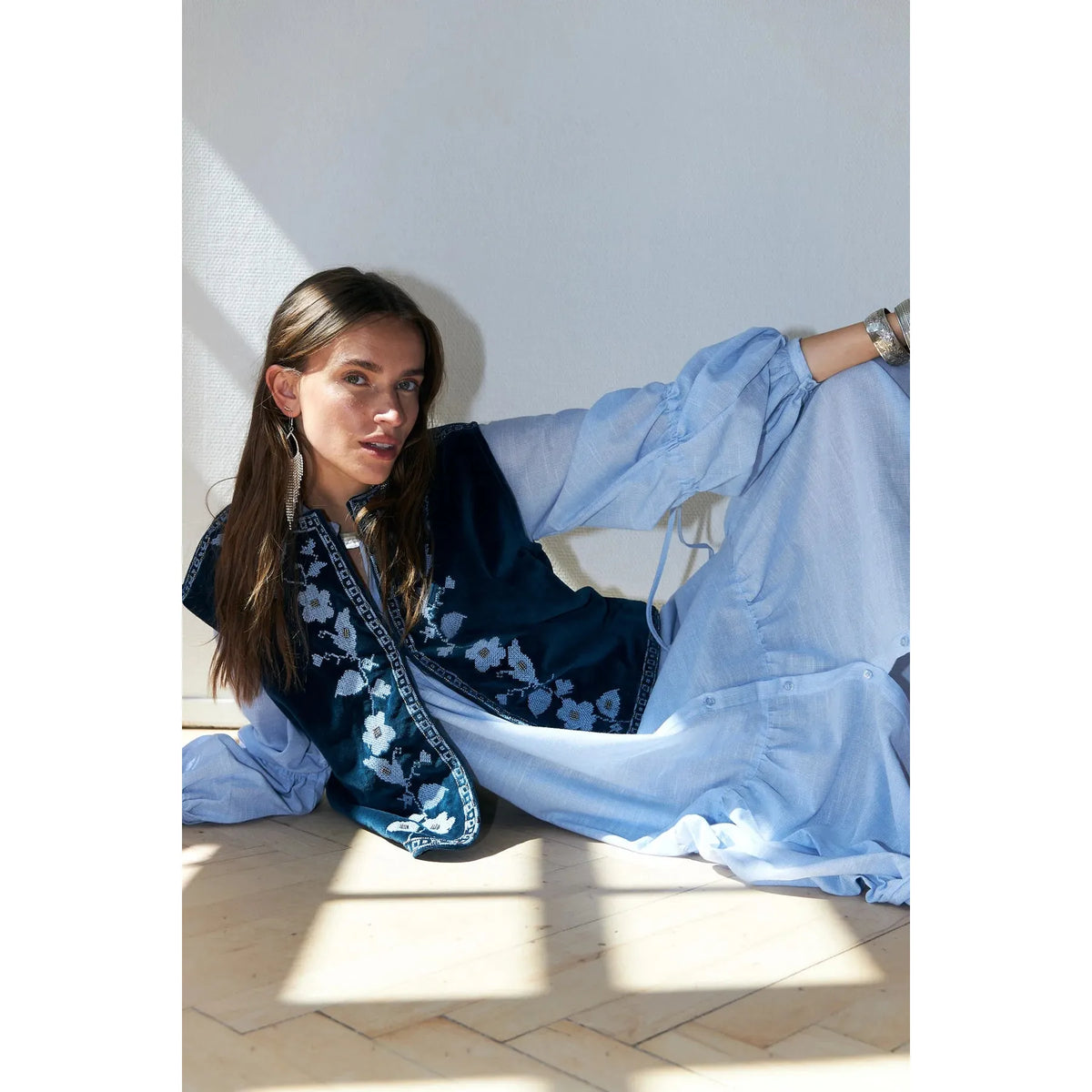 Lolly's Laundry Bin Vest - Blue  Lolly's Laundry Pisces Boutique