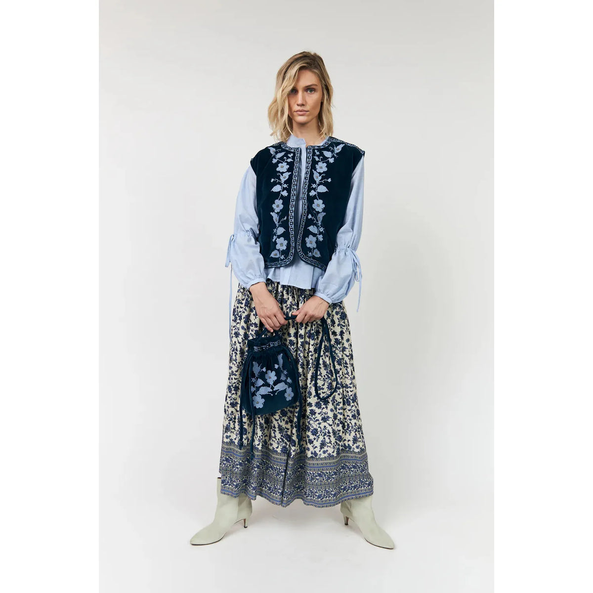 Lolly's Laundry Bin Vest - Blue  Lolly's Laundry Pisces Boutique