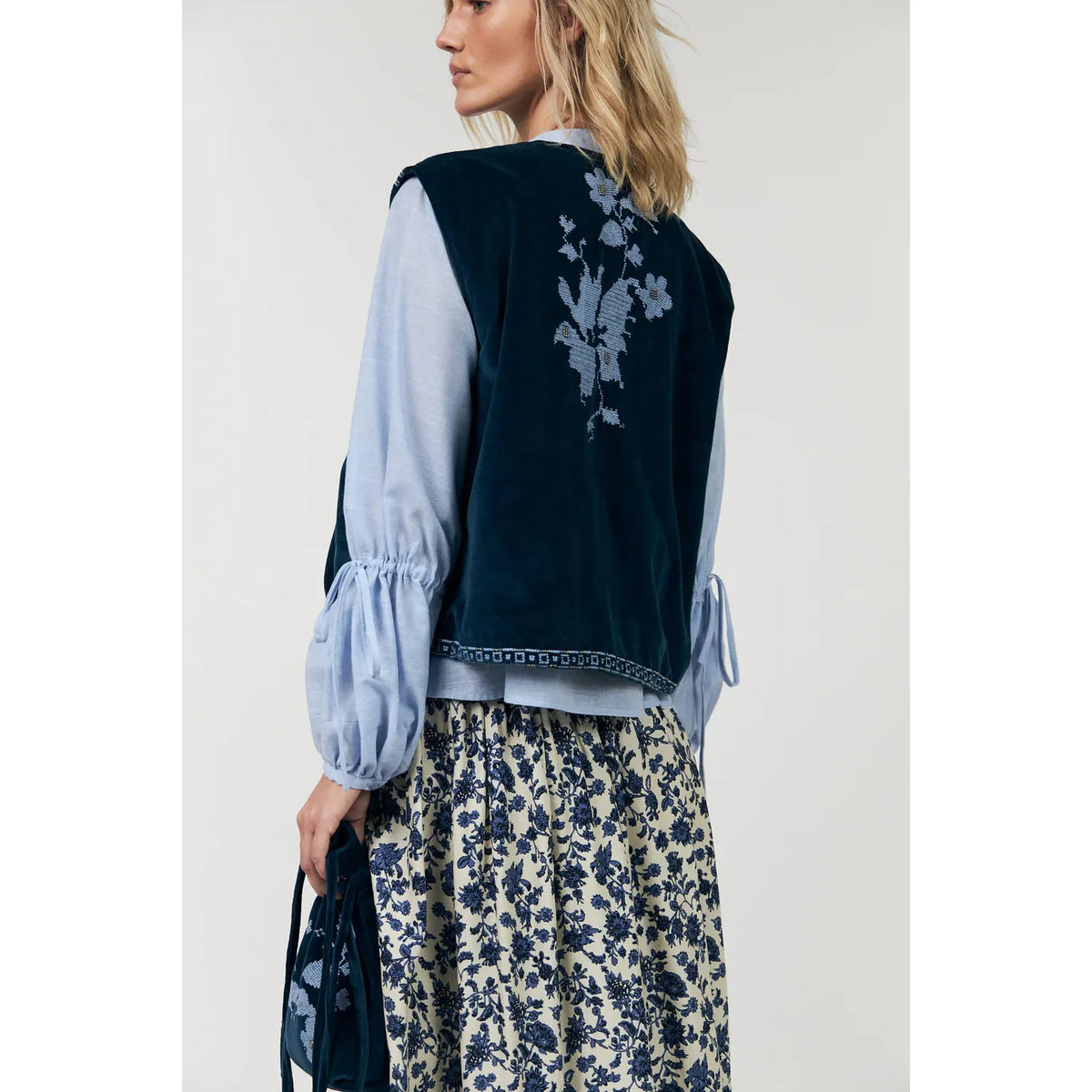 Lolly's Laundry Bin Vest - Blue  Lolly's Laundry Pisces Boutique