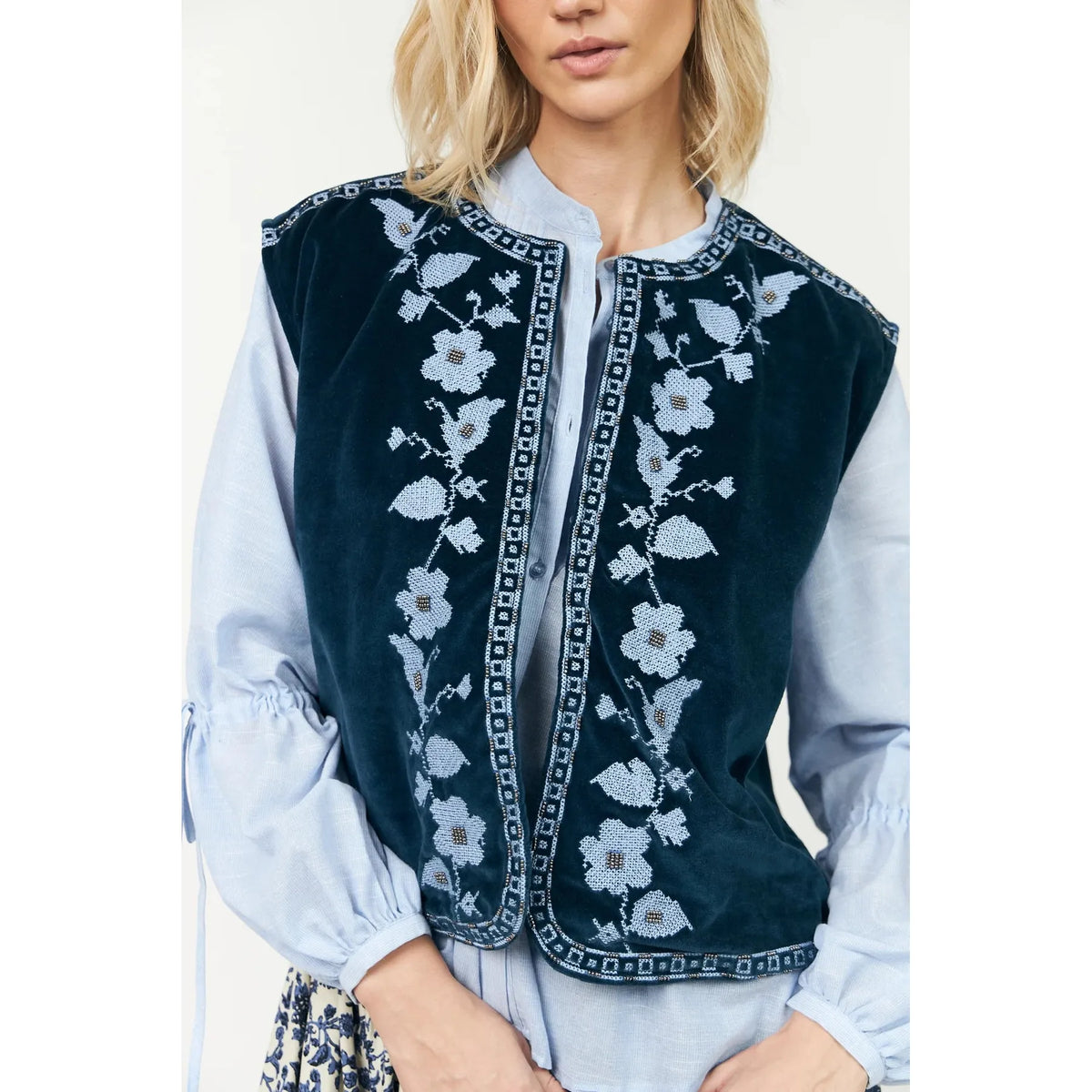 Lolly's Laundry Bin Vest - Blue  Lolly's Laundry Pisces Boutique