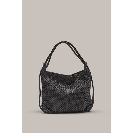 Vestirsi Woven Bellat Black 2 in 1 Convertable Backpack Tote