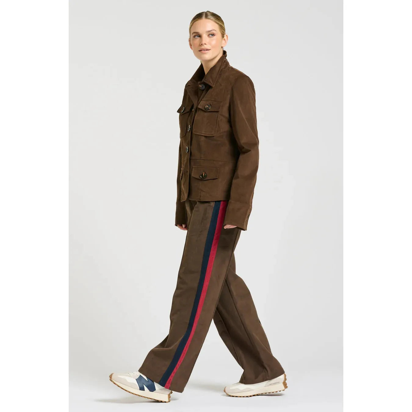 Shirty The Hemming Velvet Twill Jacket - Chocolate  Shirty Pisces Boutique