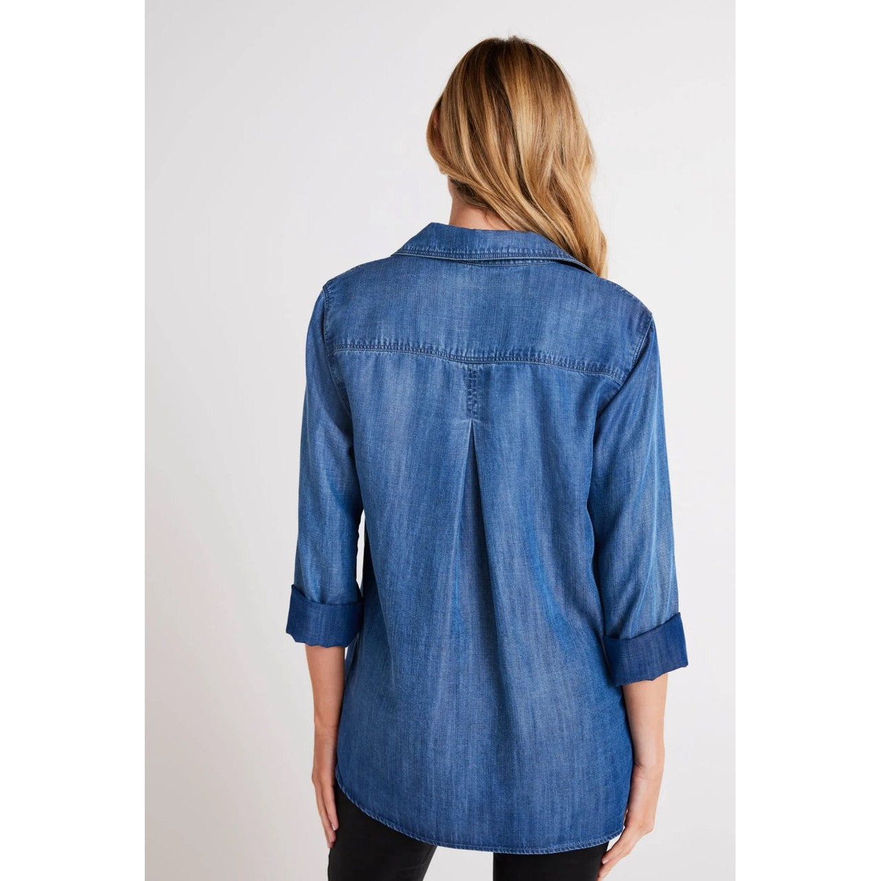 Bella Dahl Shirt Tail Button Down - Moonlit Haze Wash