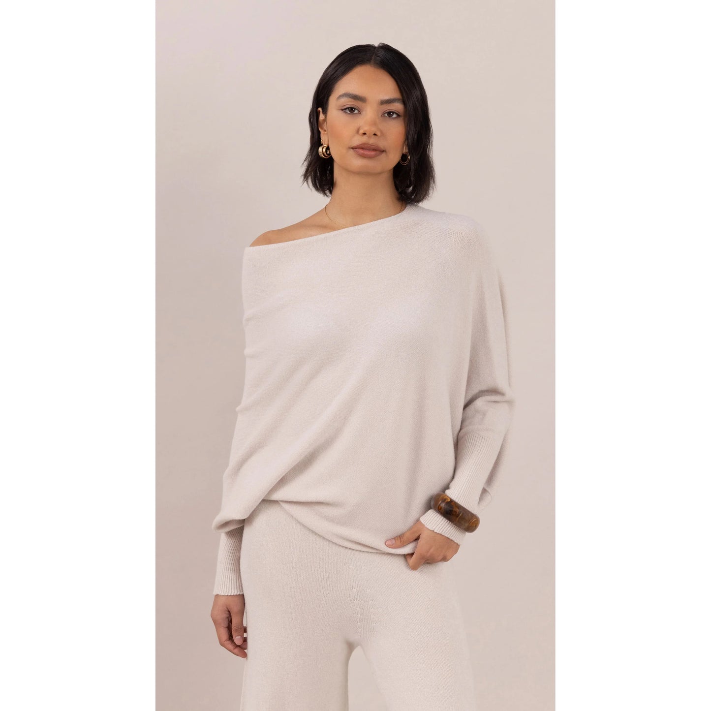 Charli London Natalie Sweater - Ivory  Charli london Pisces Boutique