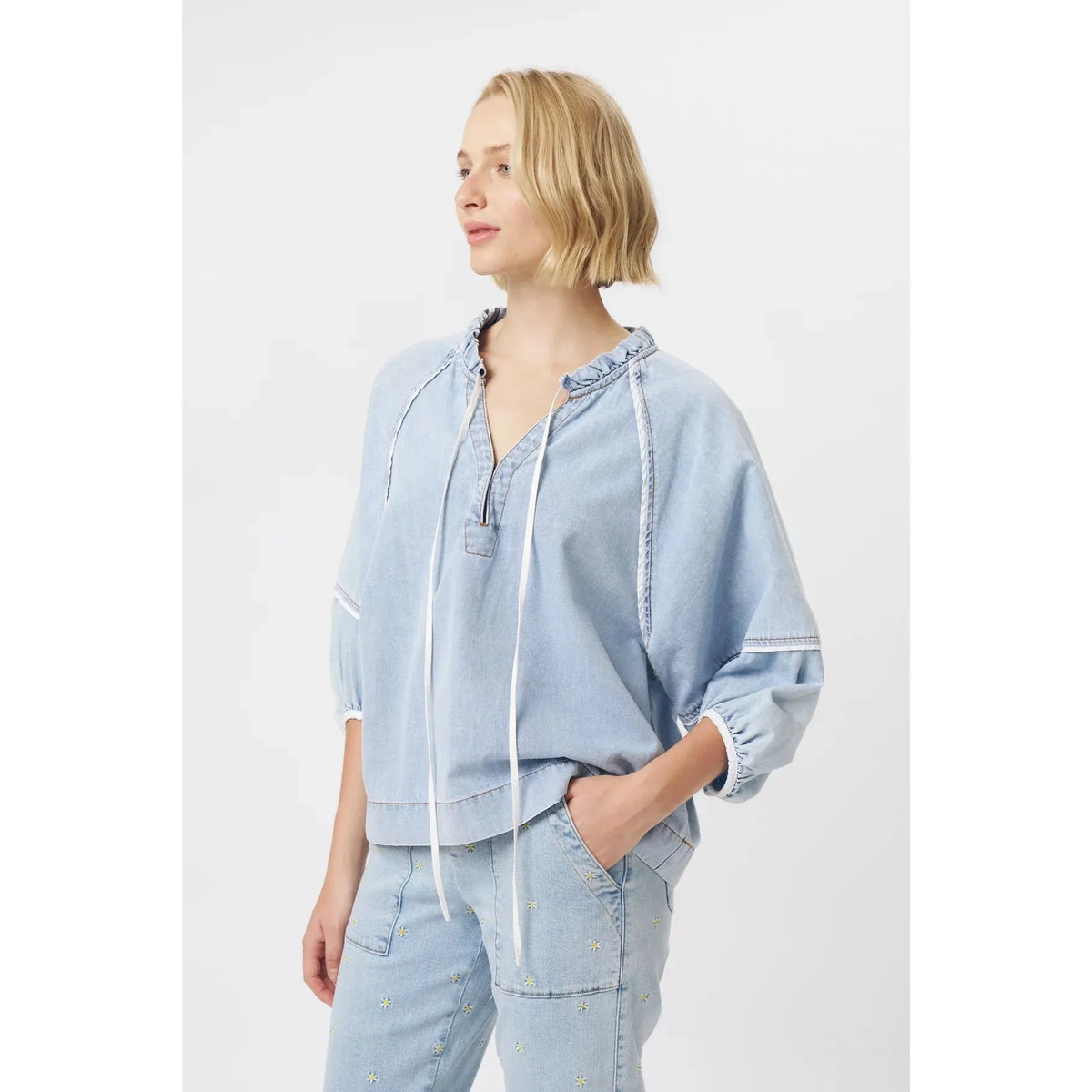 Kireina Joanne Shirt - Blue