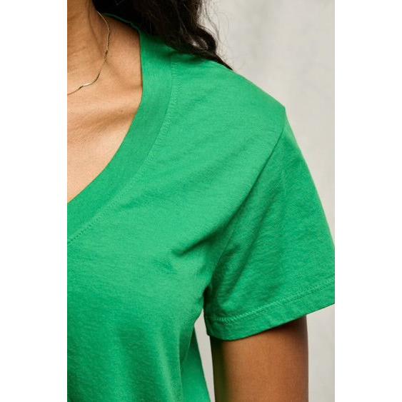 Perfect White Tee Hendrix Boxy V - Grass  Perfect White Tee Pisces Boutique