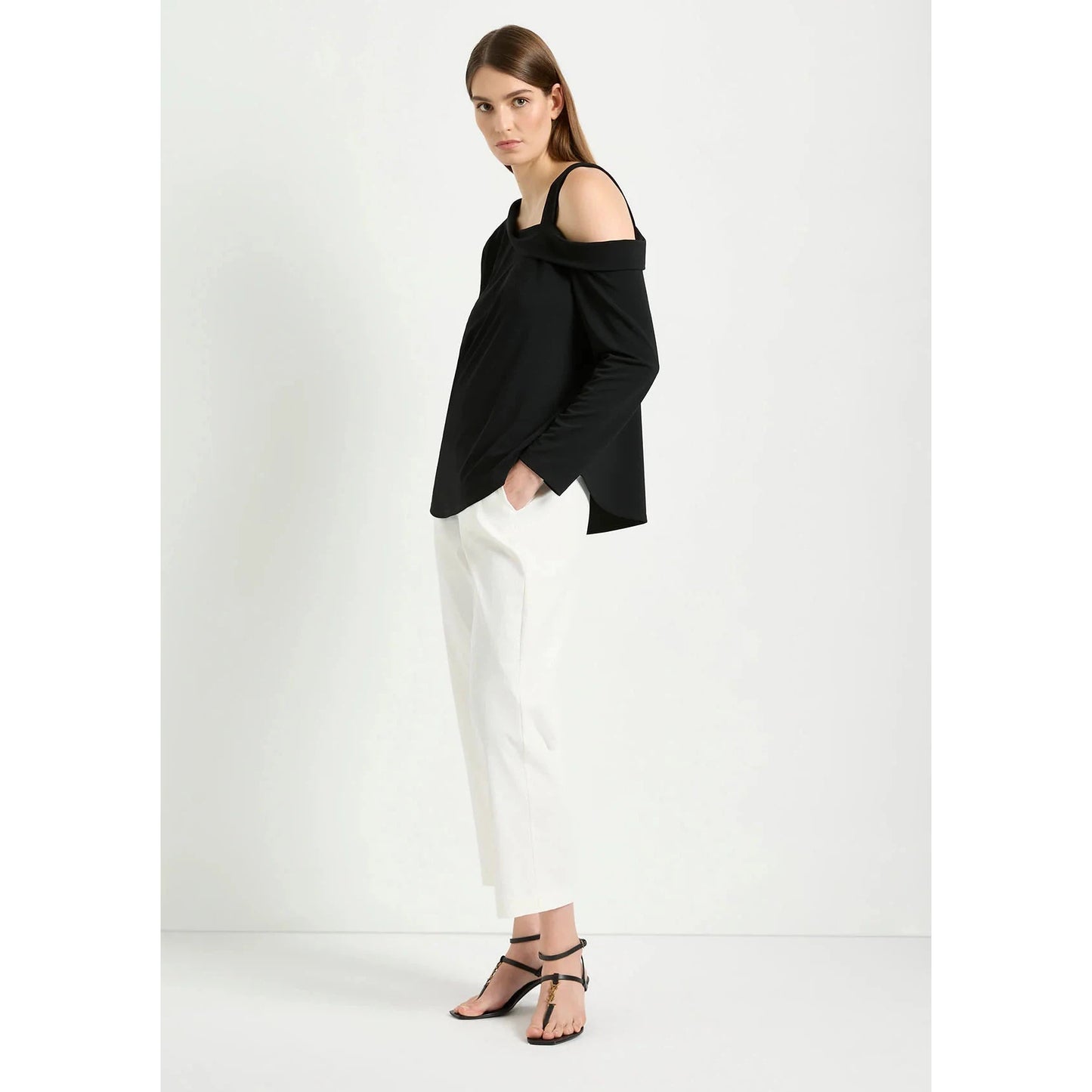 Mela Purdie Drop Shoulder Top - Black