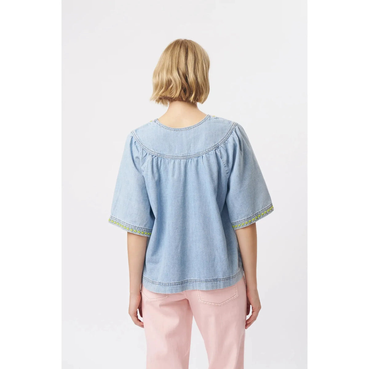 Kireina Renee Top - Sky Blue