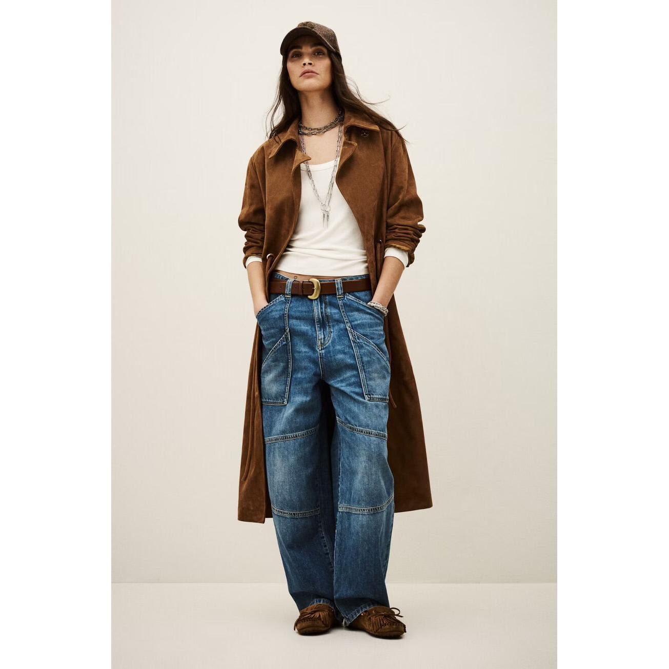 Ba&sh Matte Coat - Camel  Ba&sh Pisces Boutique
