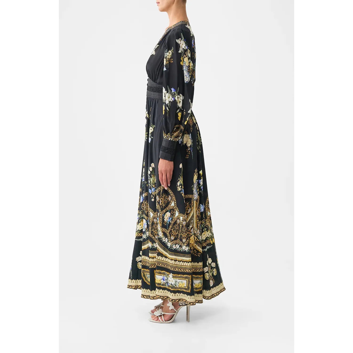Camilla Shaped Dress With Gathered Sleeves - The Imperial Gate  Camilla Pisces Boutique