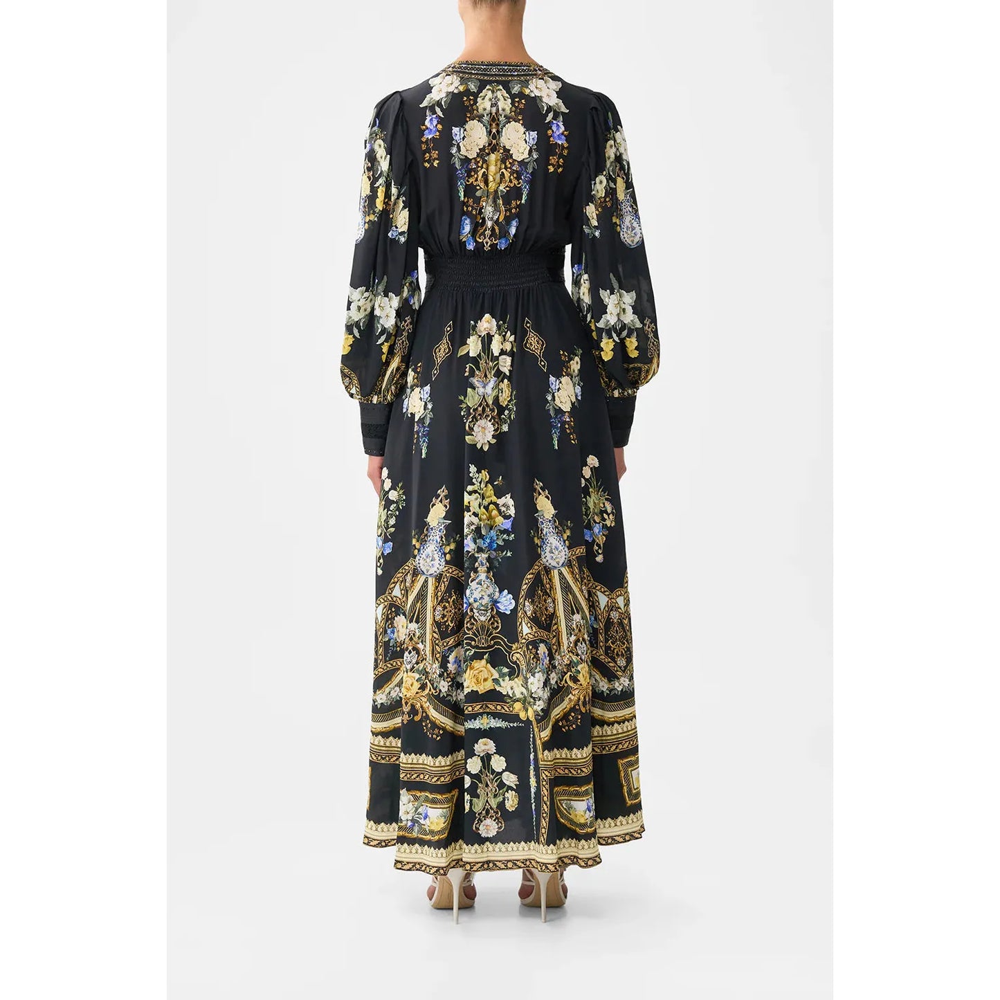 Camilla Shaped Dress With Gathered Sleeves - The Imperial Gate  Camilla Pisces Boutique