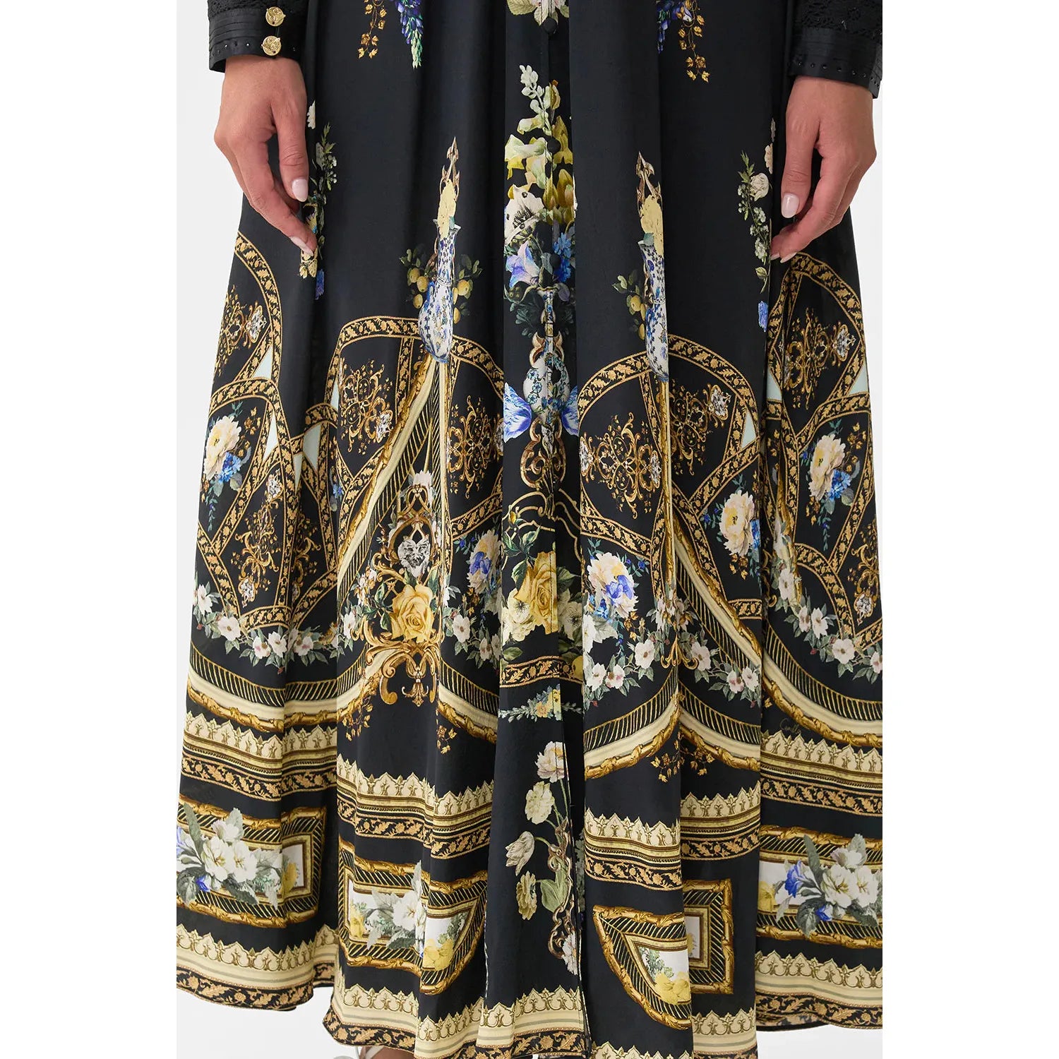 Camilla Shaped Dress With Gathered Sleeves - The Imperial Gate  Camilla Pisces Boutique