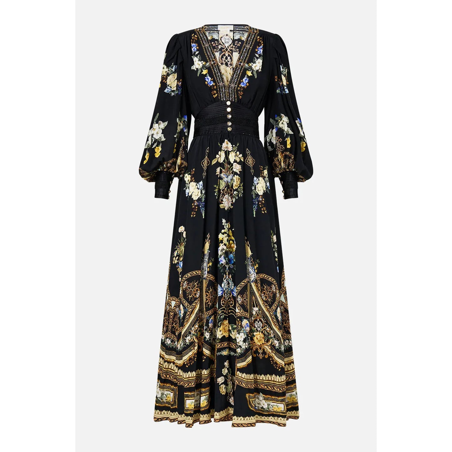 Camilla Shaped Dress With Gathered Sleeves - The Imperial Gate  Camilla Pisces Boutique
