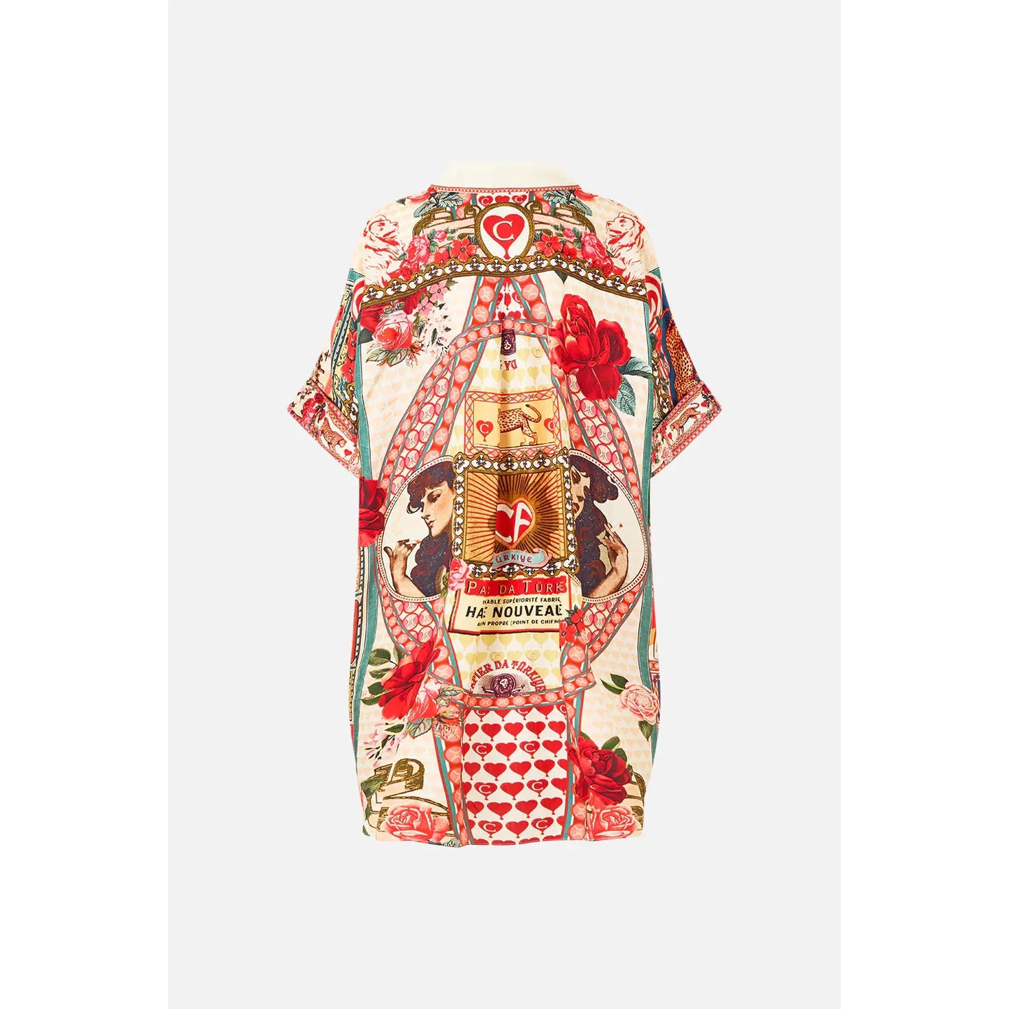 Camilla Oversized Pocket Tunic - High Class Hookah Highbrook