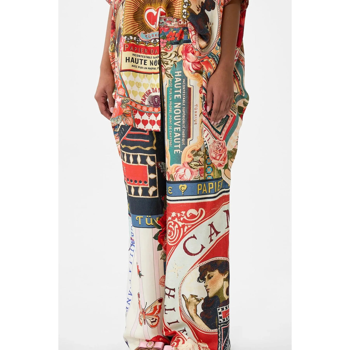 Camilla Button Front Lounge Pant - High Class Hookah Highbrook