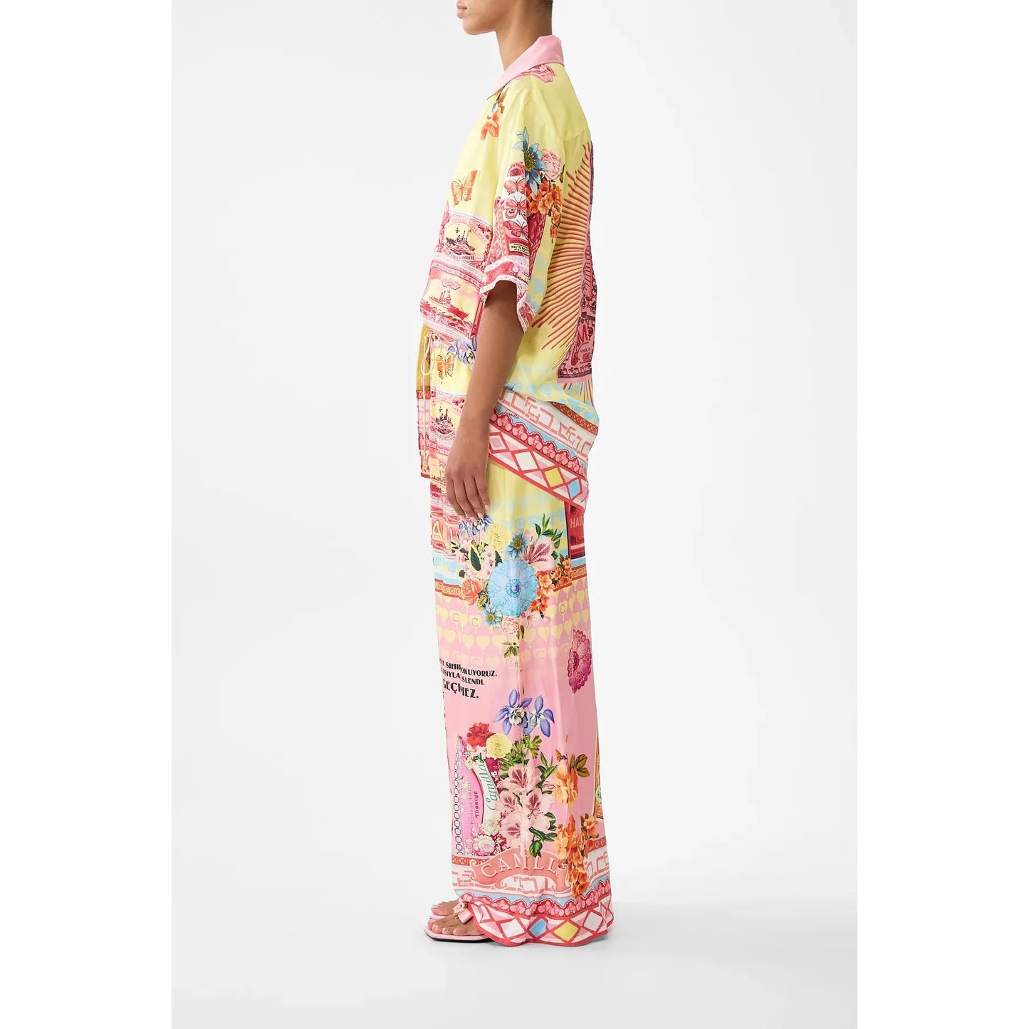 Camilla Straight Leg Pant - Collage Kingdom Collking