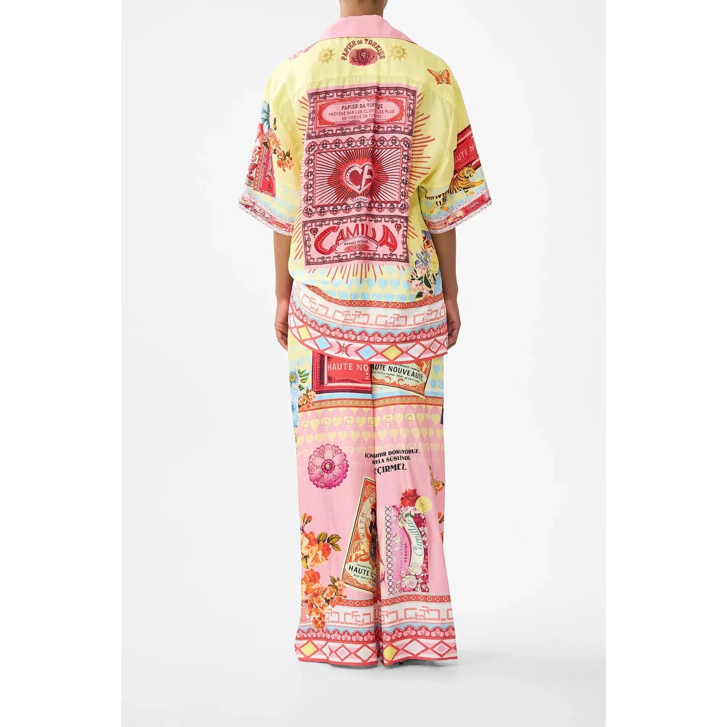 Camilla Straight Leg Pant - Collage Kingdom Collking