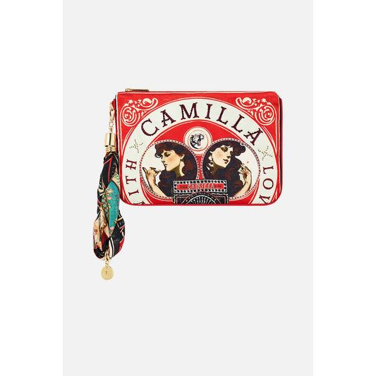 Camilla Silk Ring Scarf Clutch - High Class Hookah Highbrook