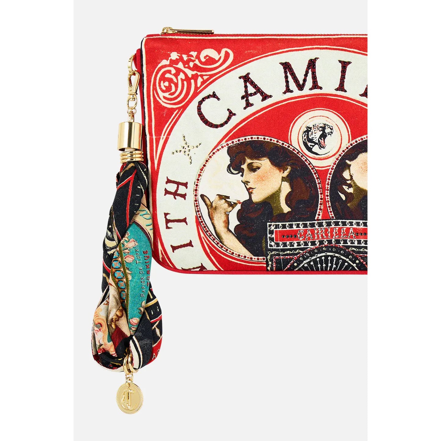 Camilla Silk Ring Scarf Clutch - High Class Hookah Highbrook