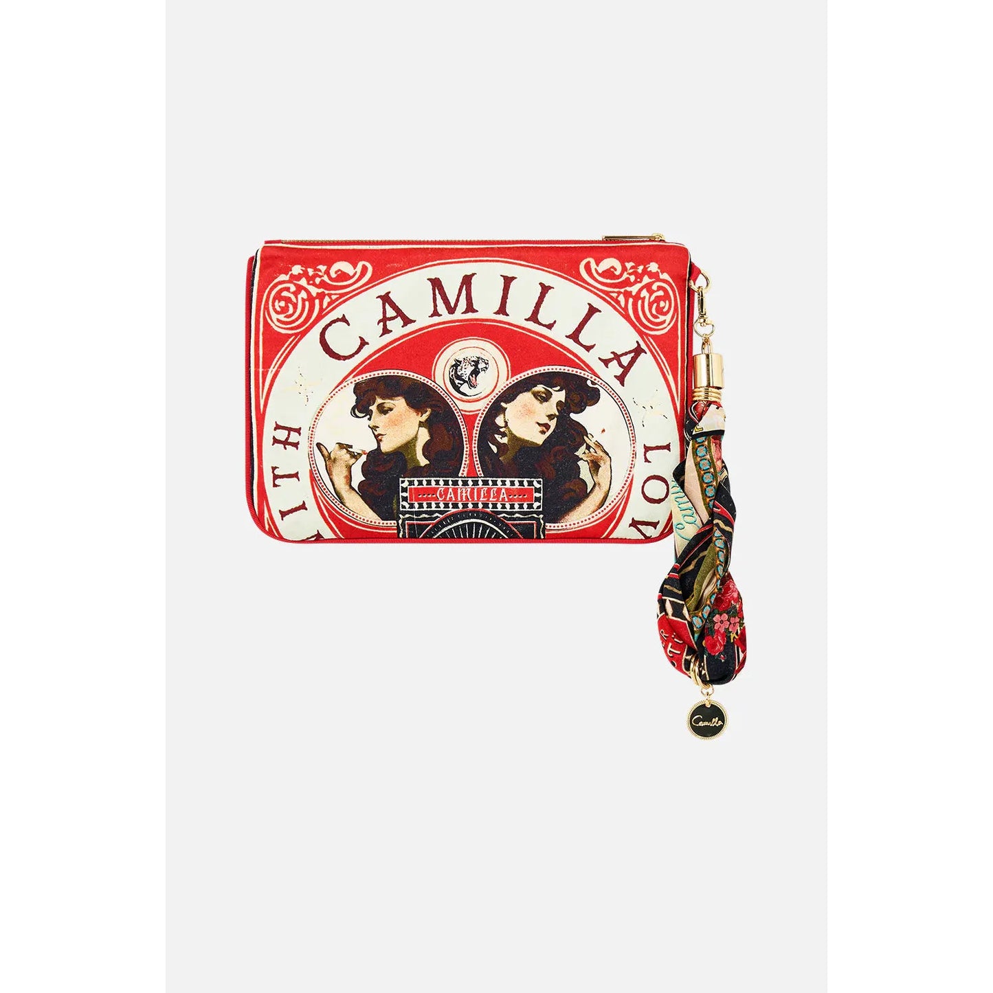 Camilla Silk Ring Scarf Clutch - High Class Hookah Highbrook
