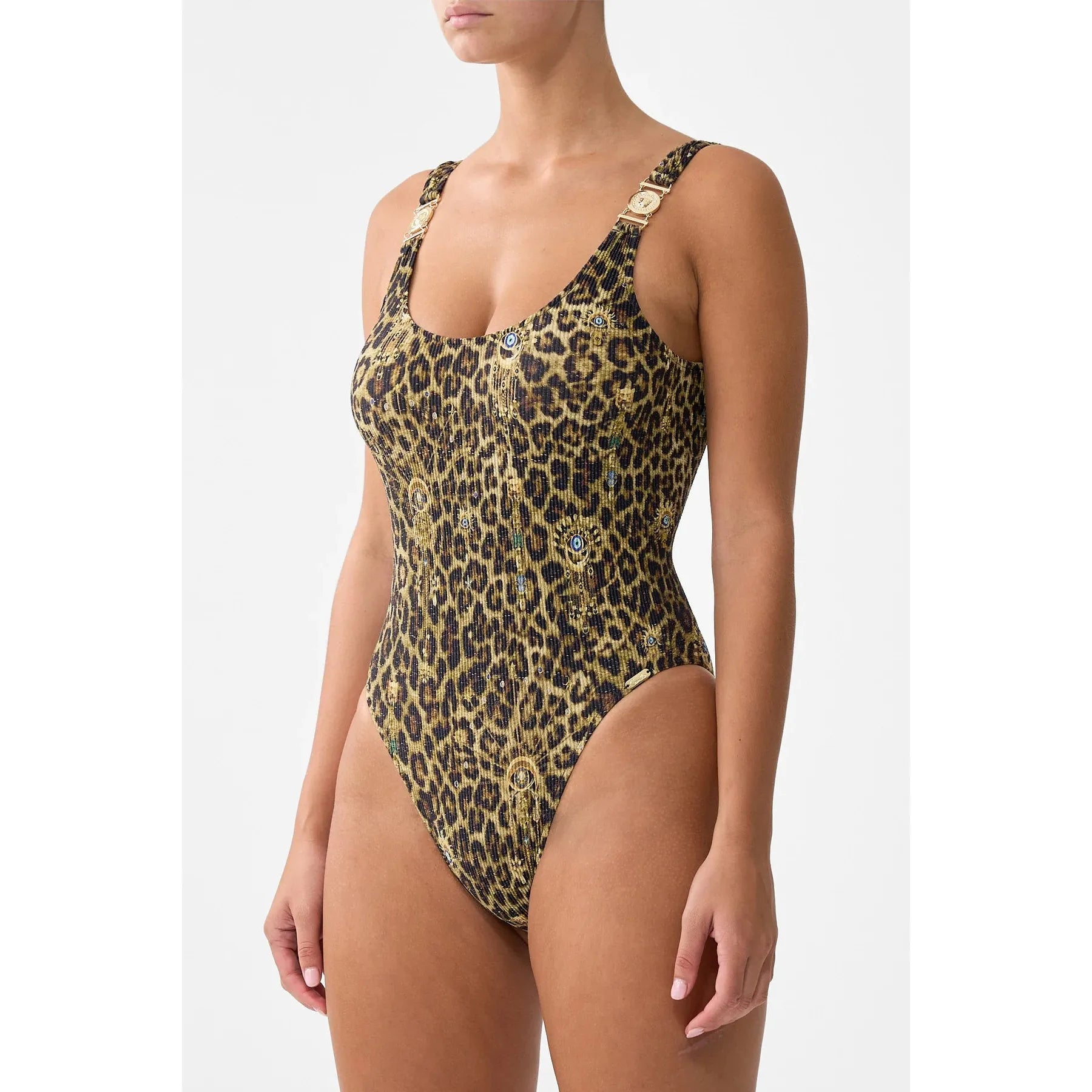 Camilla Crinkle Stretch Scoop Neck One Piece - Felifolk  Camilla Pisces Boutique