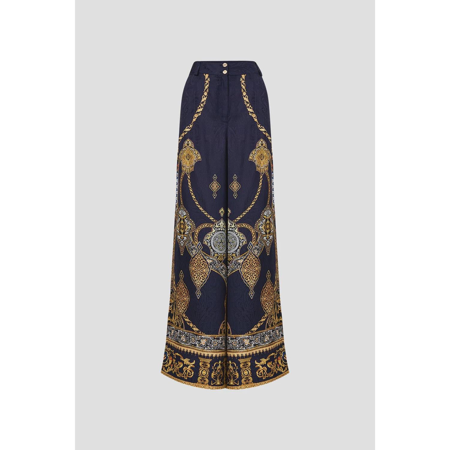 Camilla Wide Leg Waisted Pant - The Imperial Gate  Camilla Pisces Boutique
