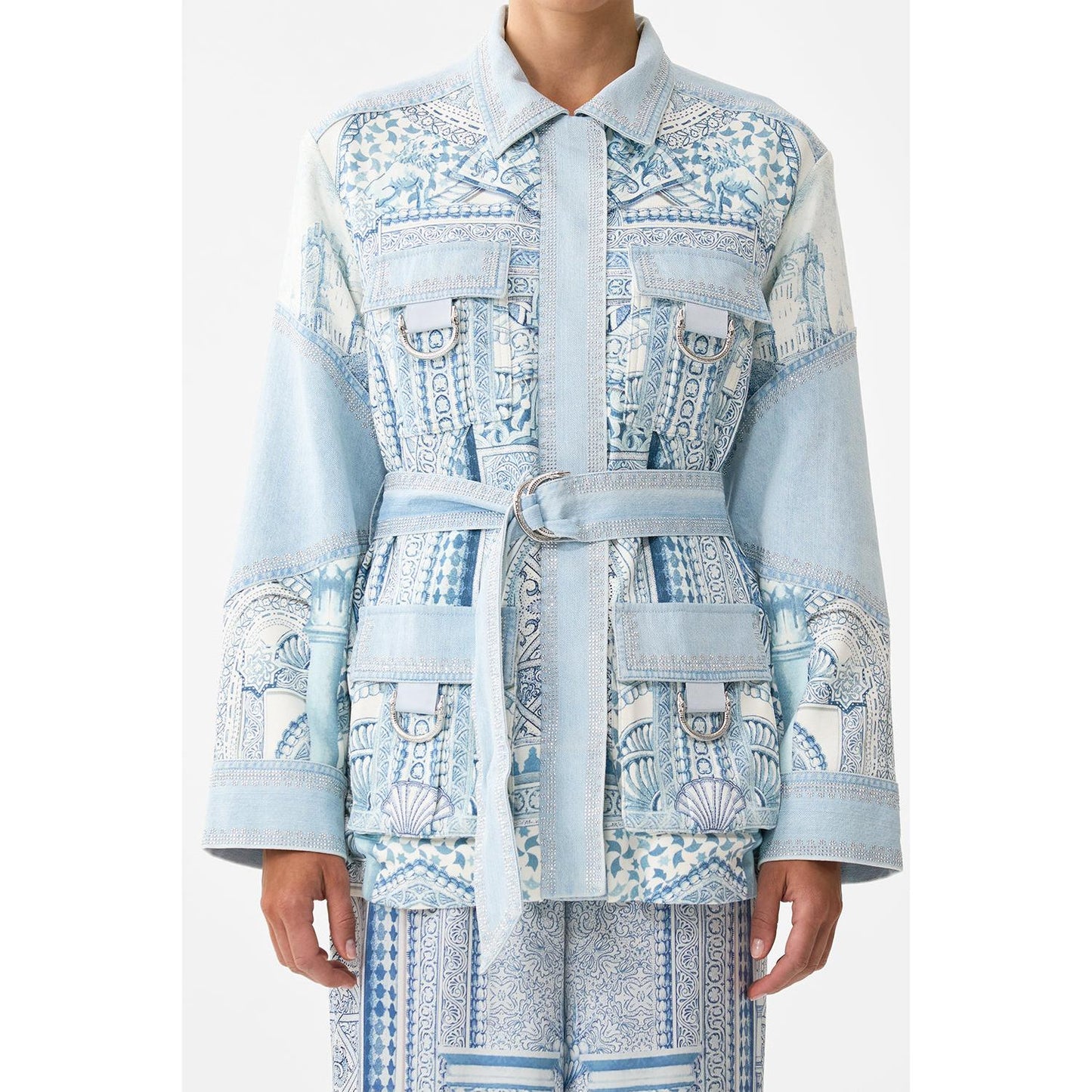 Camilla Patch Pocket Jacket - The Hum Of The Alhambra Humoalha  Camilla Pisces Boutique