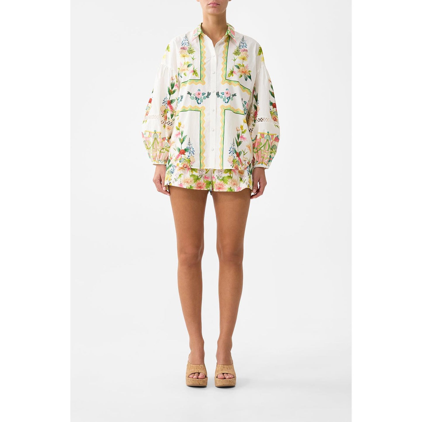 Camilla Balloon Sleeve Blouse - The Call Of Catalonia Callcata  Camilla Pisces Boutique