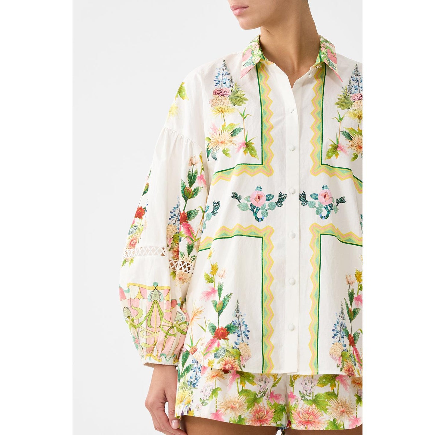 Camilla Balloon Sleeve Blouse - The Call Of Catalonia Callcata  Camilla Pisces Boutique