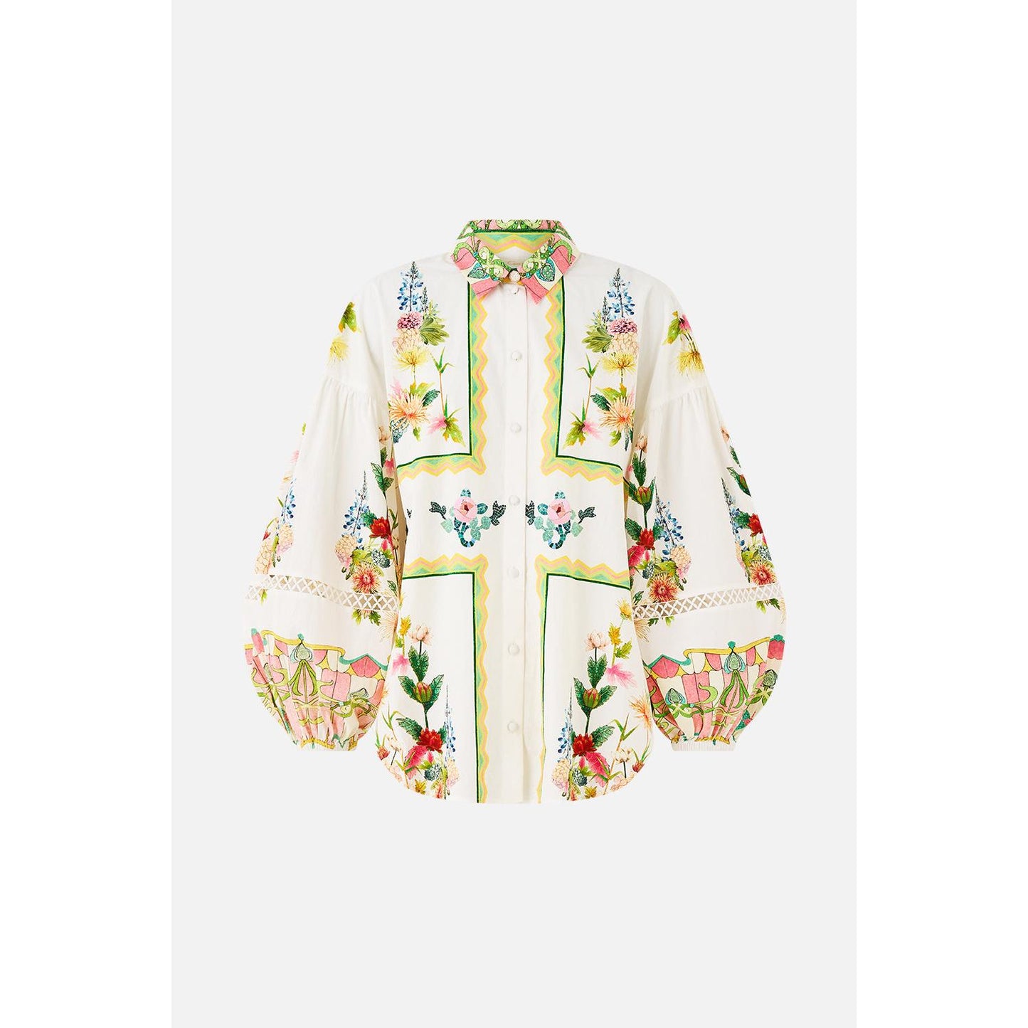 Camilla Balloon Sleeve Blouse - The Call Of Catalonia Callcata  Camilla Pisces Boutique