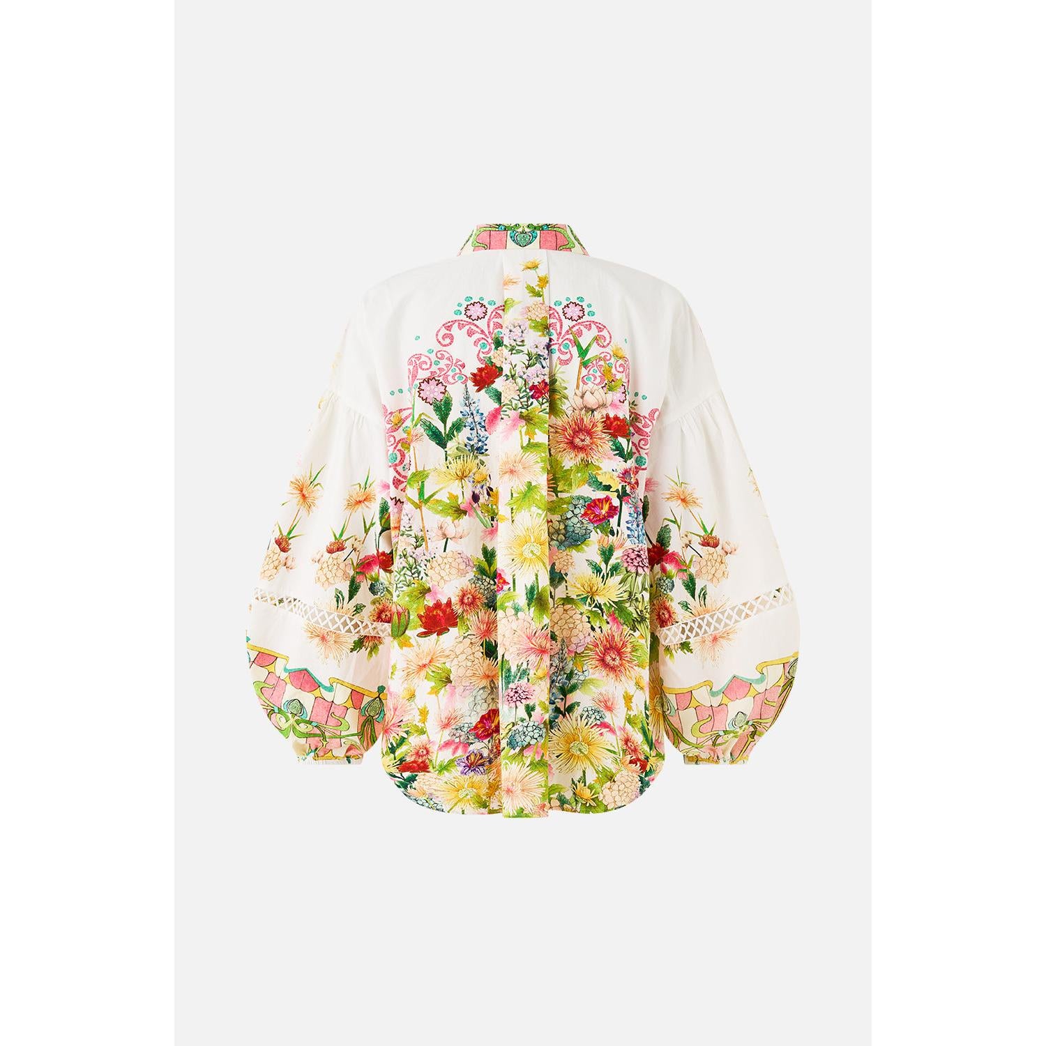 Camilla Balloon Sleeve Blouse - The Call Of Catalonia Callcata  Camilla Pisces Boutique