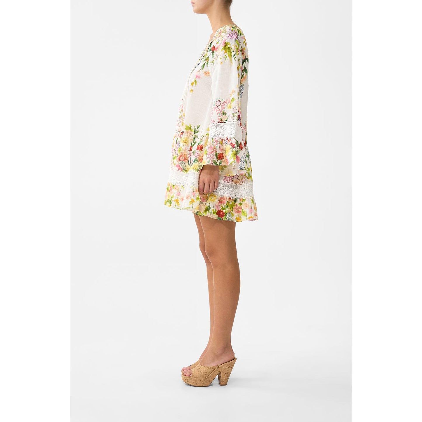 Camilla V Neck Tiered Dress  - The Call Of Catalonia Callcata  Camilla Pisces Boutique