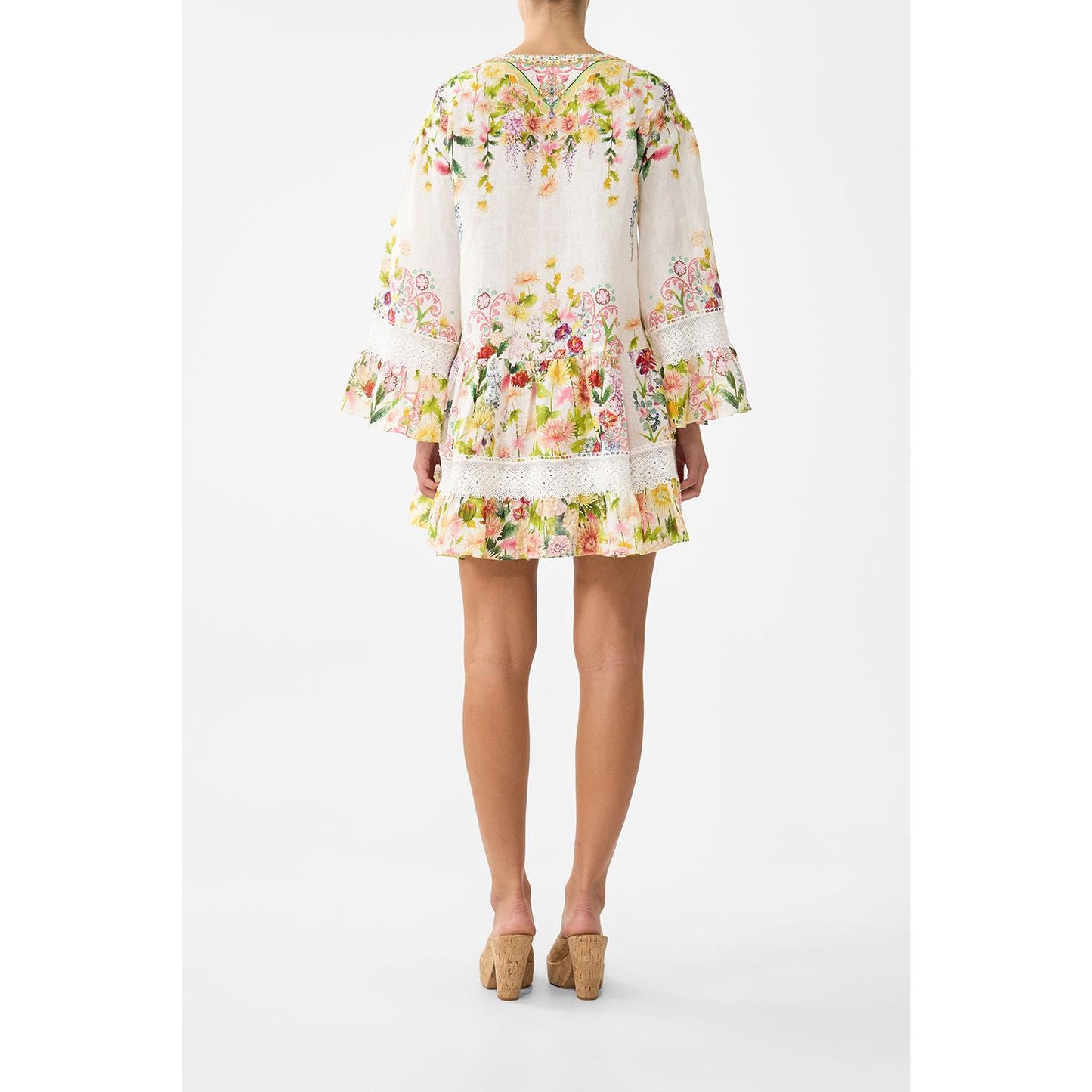 Camilla V Neck Tiered Dress  - The Call Of Catalonia Callcata  Camilla Pisces Boutique
