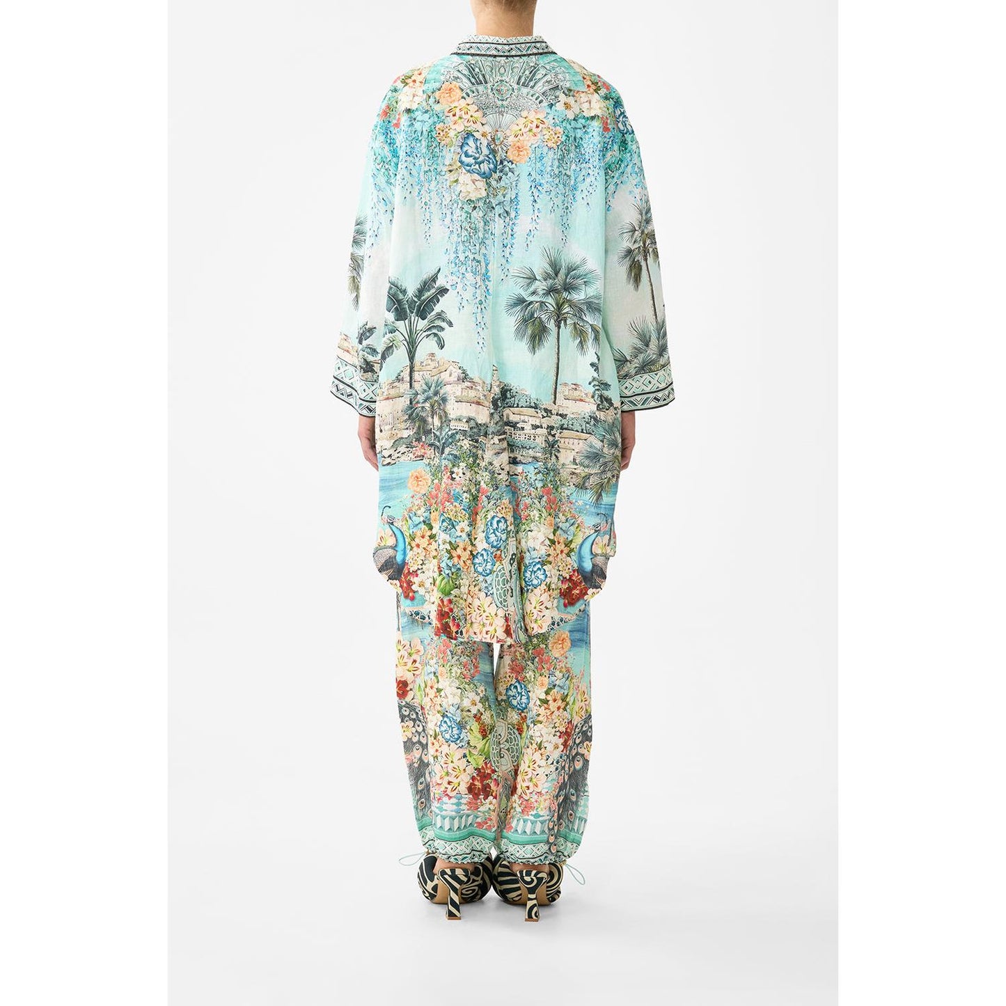 Camilla Relaxed High Low Shirt Dress - Balearic Bebe Balebebe  Camilla Pisces Boutique