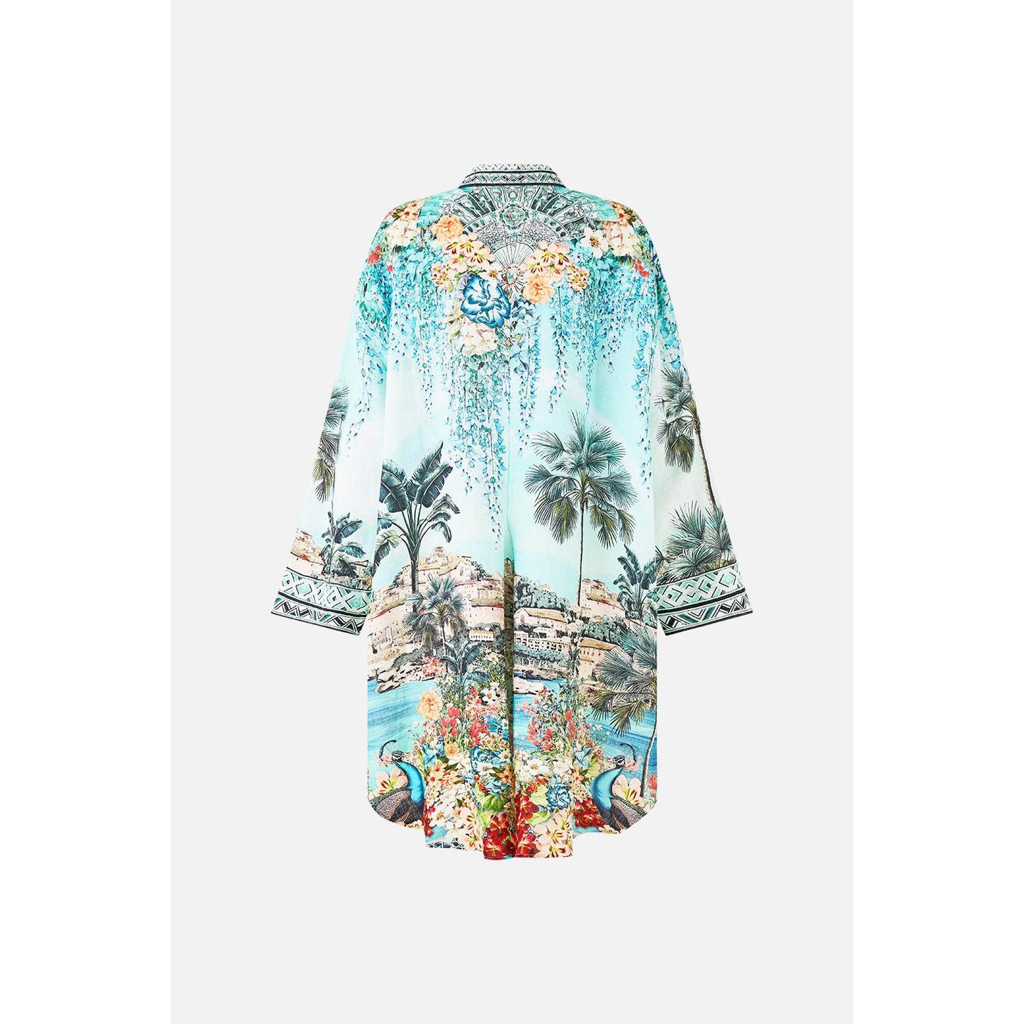 Camilla Relaxed High Low Shirt Dress - Balearic Bebe Balebebe  Camilla Pisces Boutique
