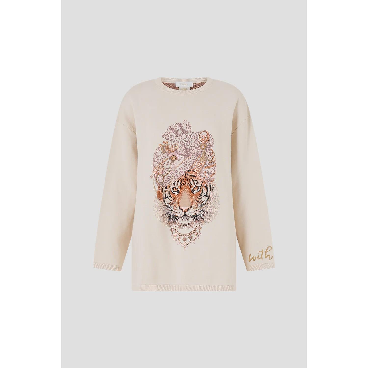 Camilla Boxy Crew Neck Jumper - Aranjuez animalia  Camilla Pisces Boutique