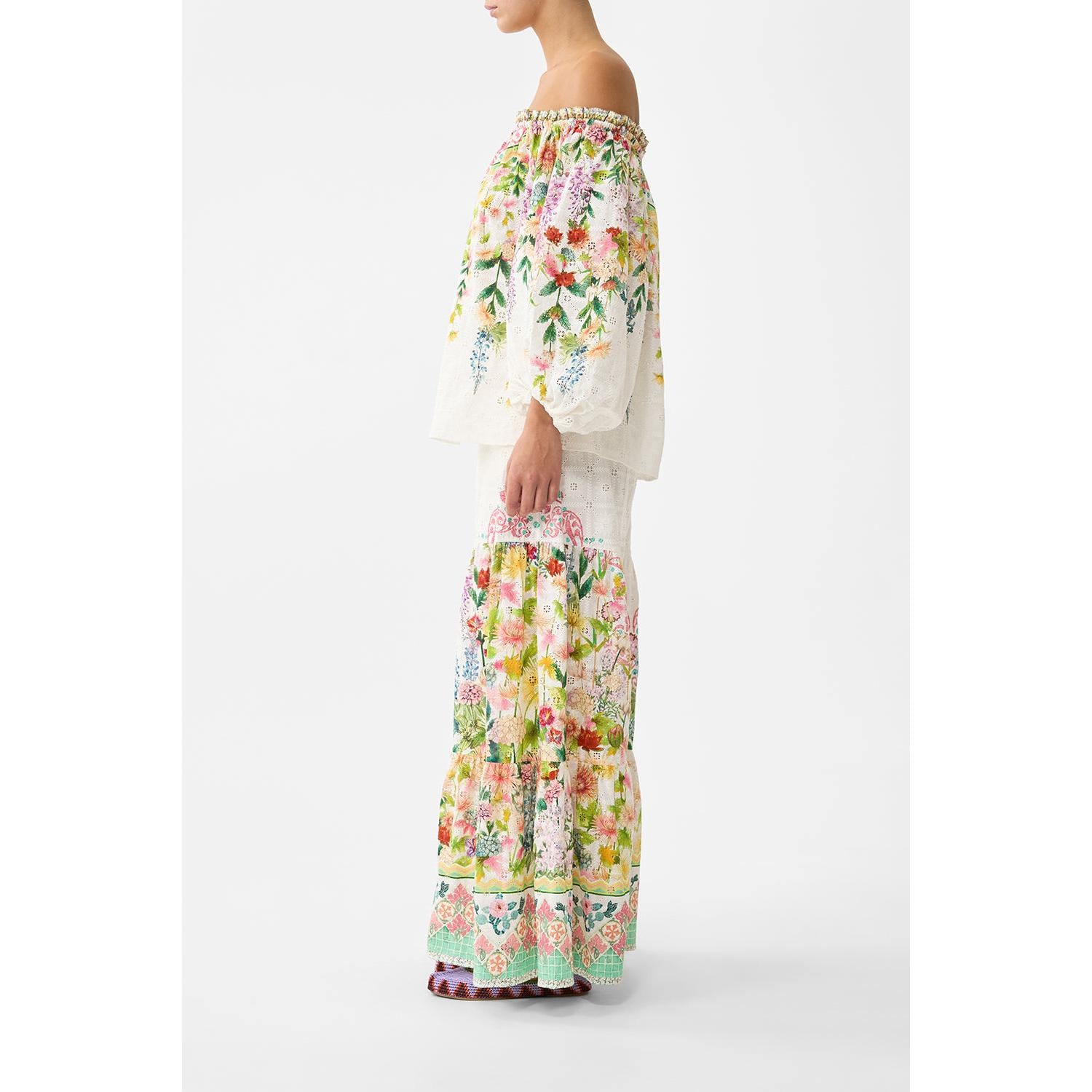 Camilla Trouser With Tiered Panels - The Call Of Catalonia Callcata  Camilla Pisces Boutique
