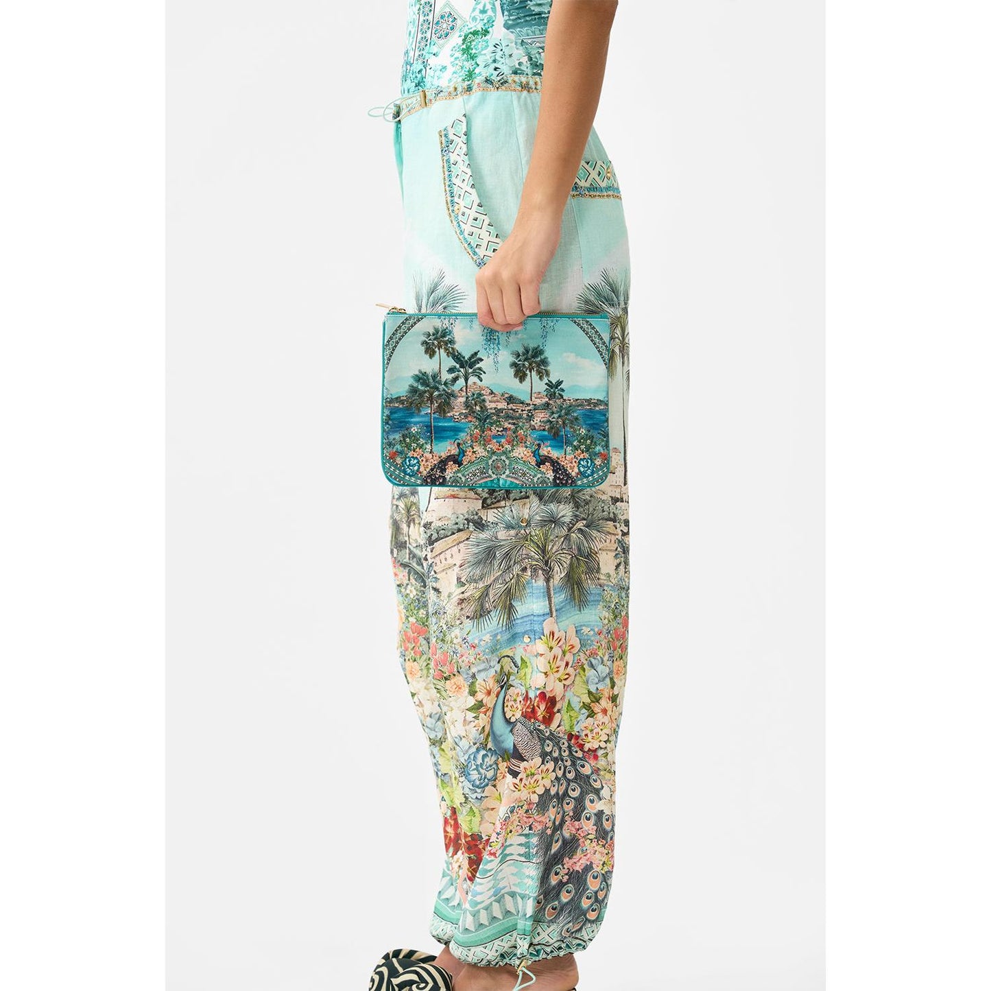 Camilla Canvas Clutch - Balearic Bebe Balebebe  Camilla Pisces Boutique