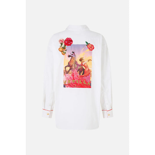 Camilla Long Sleeved Oversized Shirt With Pocket - Daughters Of Duende Daugduen  Camilla Pisces Boutique
