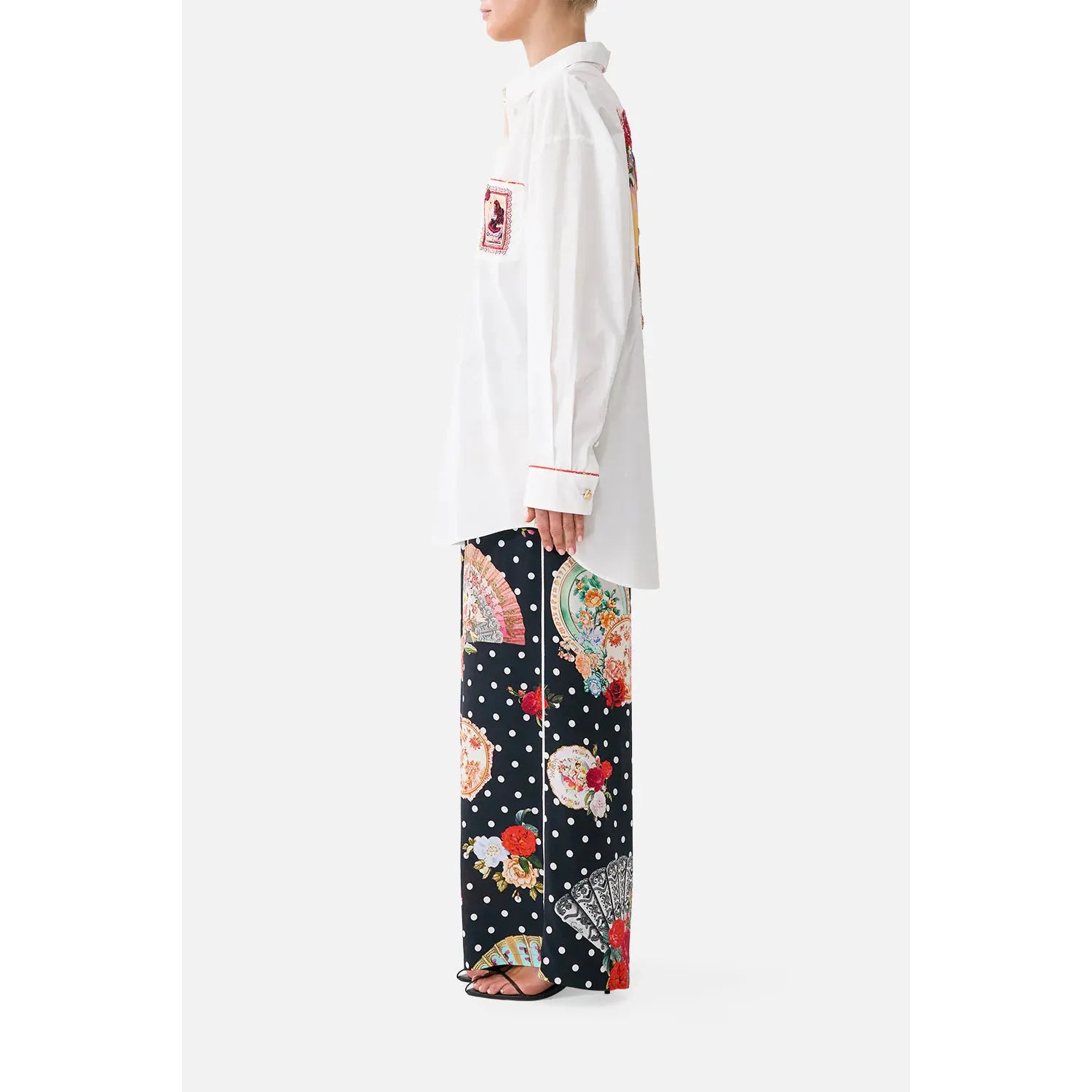 Camilla Long Sleeved Oversized Shirt With Pocket - Daughters Of Duende Daugduen  Camilla Pisces Boutique