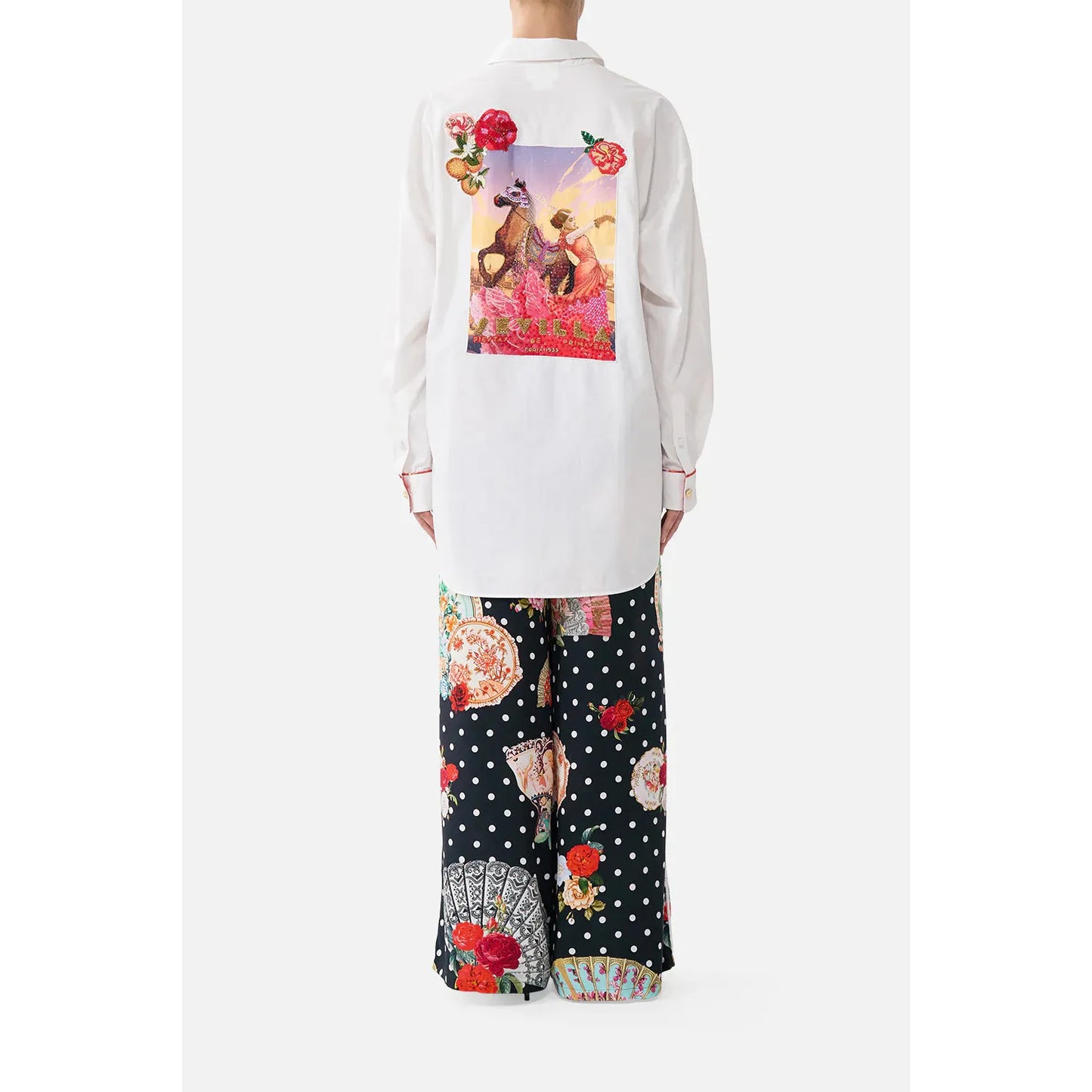 Camilla Long Sleeved Oversized Shirt With Pocket - Daughters Of Duende Daugduen  Camilla Pisces Boutique
