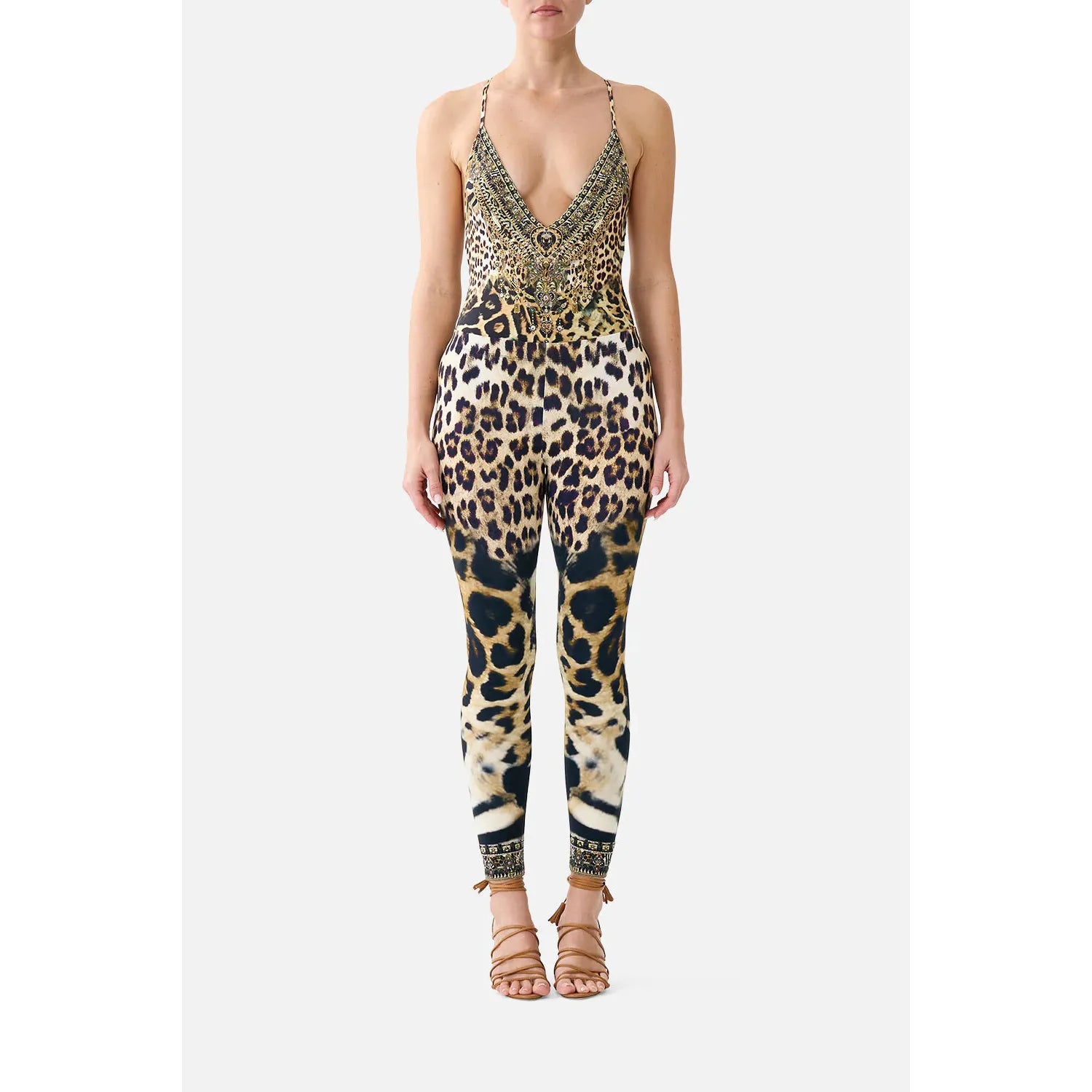 Camilla Leggings -  Leotigra Land  Camilla Pisces Boutique