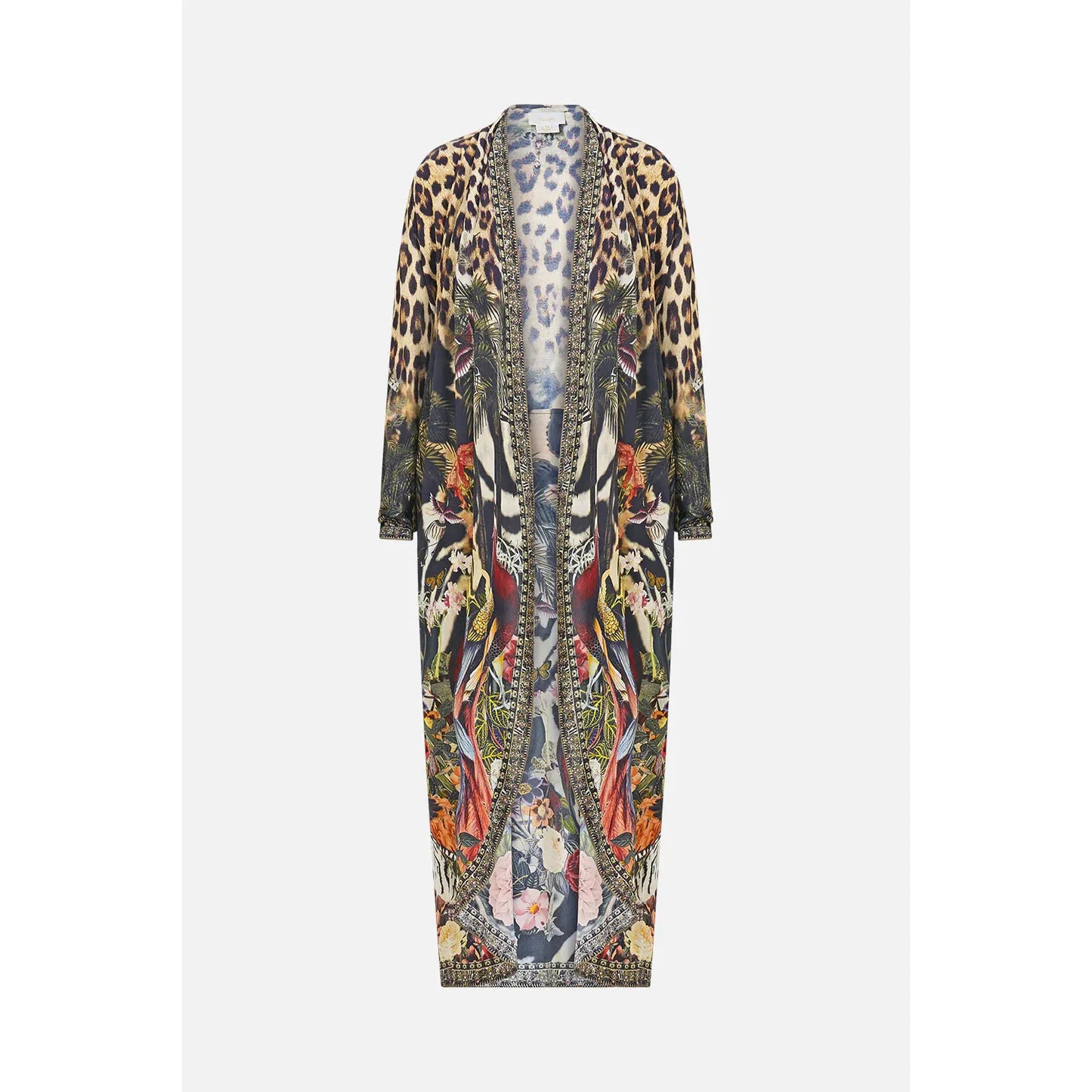 Camilla Long Jacket With Pockets - Leotigra land  Camilla Pisces Boutique