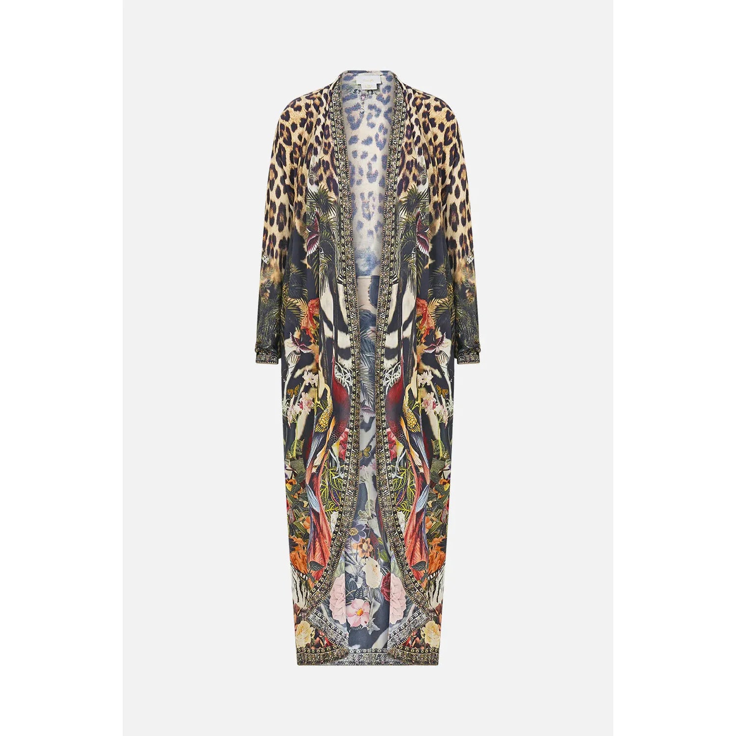 Camilla Long Jacket With Pockets - Leotigra land  Camilla Pisces Boutique
